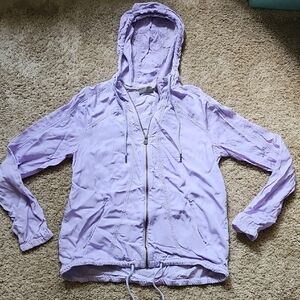 Athleta Light Purple Utility Jacket Lightweight Hooded, Size XS